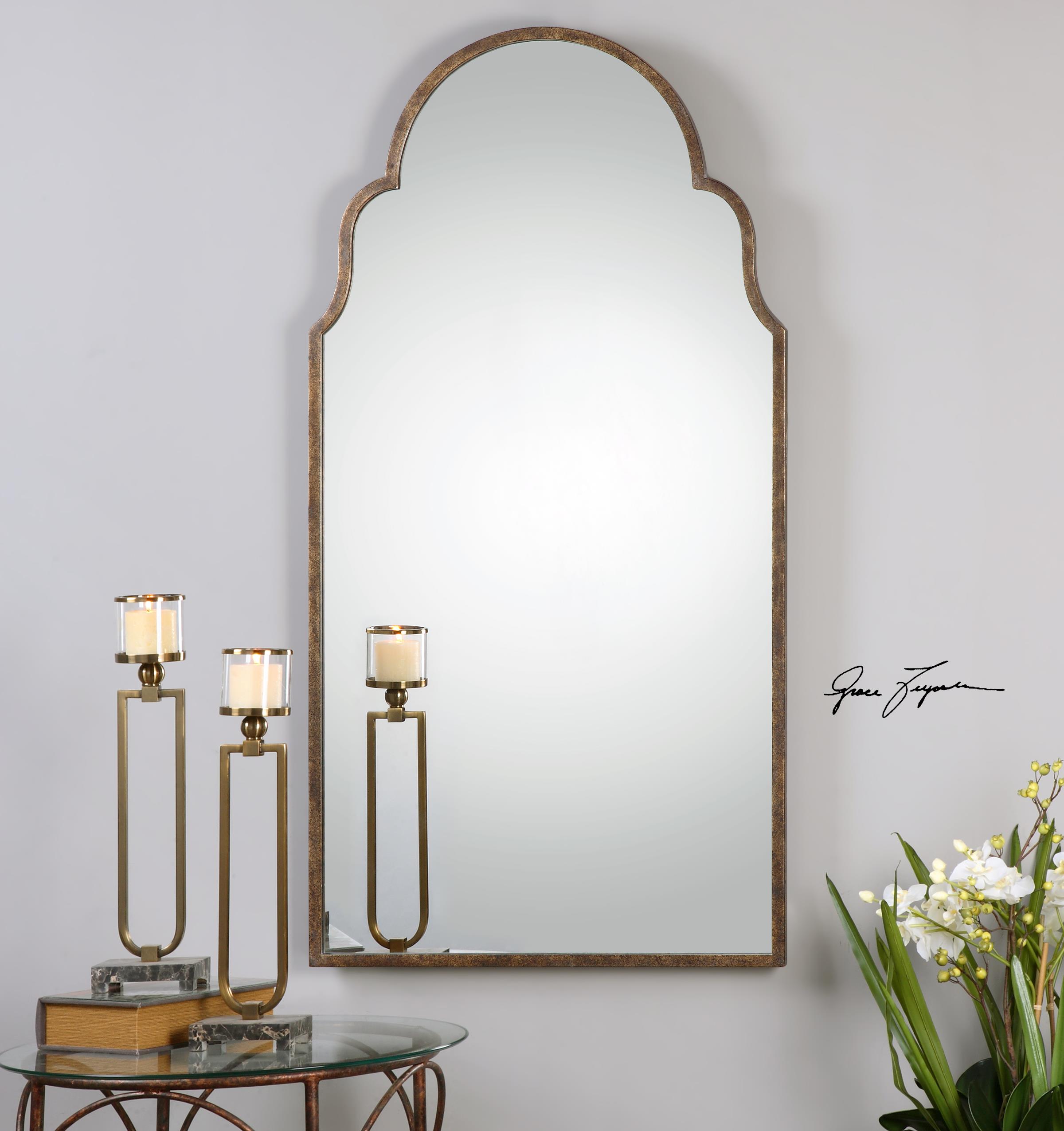 Uttermost Arched Mirrors Brayden Tall Arch Mirror Sheely's Furniture